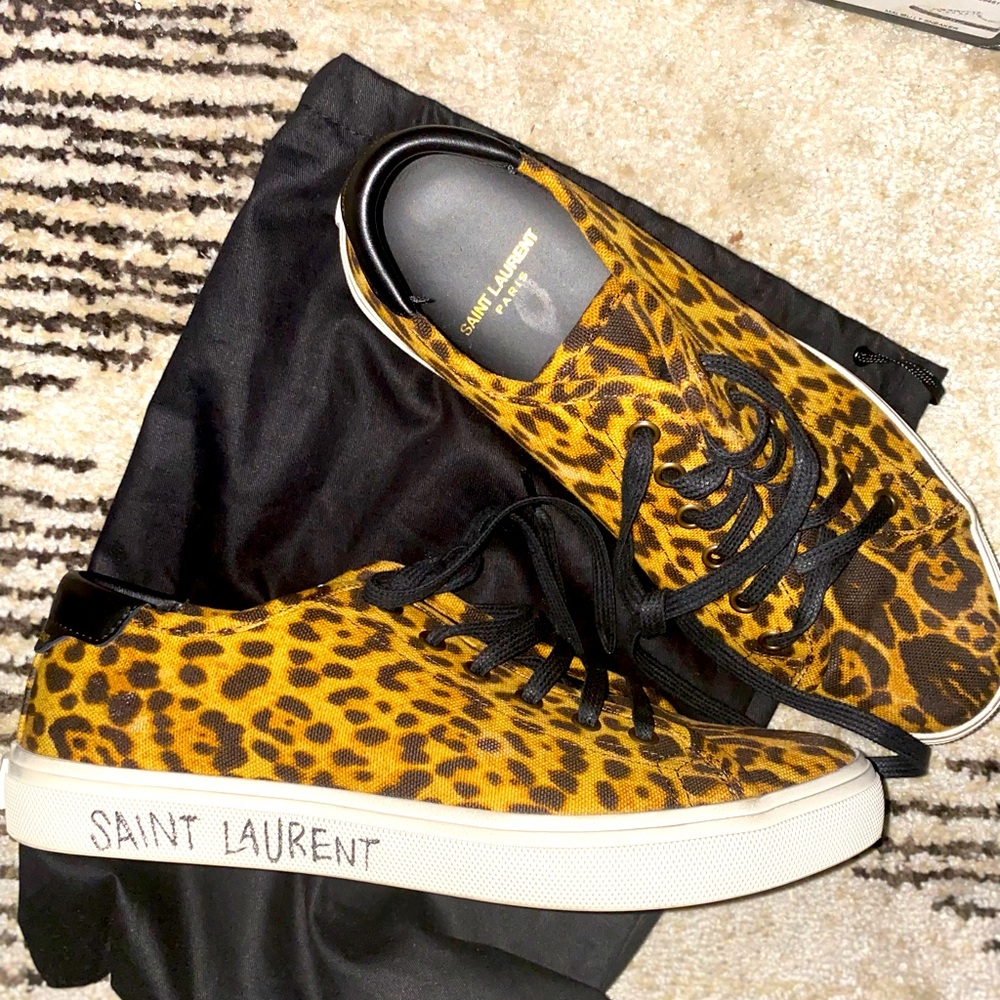 Yves Saint Laurent tennis shoes. Limited edition. Only worn once
